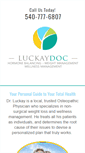 Mobile Screenshot of luckaydoc.com