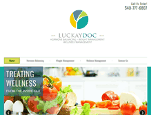 Tablet Screenshot of luckaydoc.com